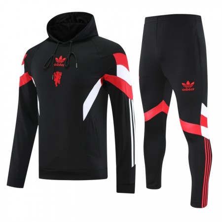 Manchester United Hoodie Sudadera De Entrenamiento 2024-25 Negra Manchester United Hoodie Sudadera De Entrenamiento 2024-25 Negra